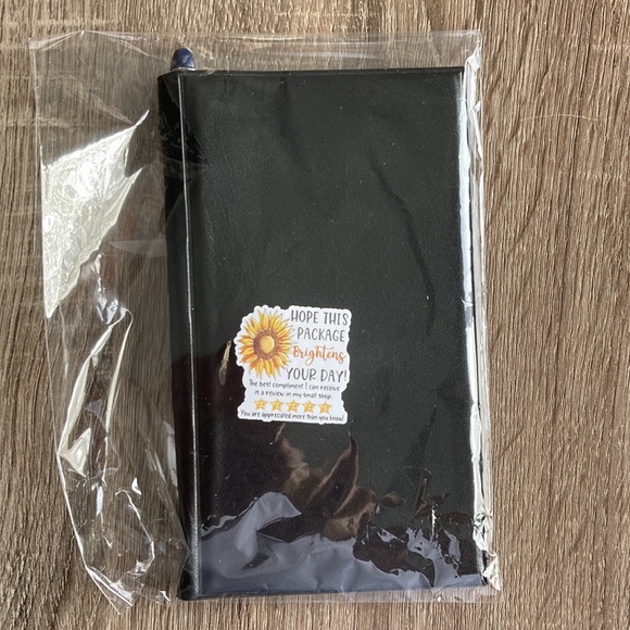 Tested New Long easy to use calculator pen vinyl case checkbook inside flap - Picture 7 of 8